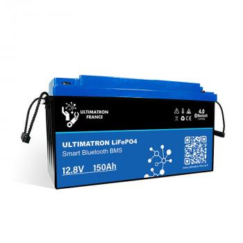 Ultimatron LiFePO4 Batterie Lithium Akku mit BMS 12V  / 150 Ah - 5 Jahre Garantie
