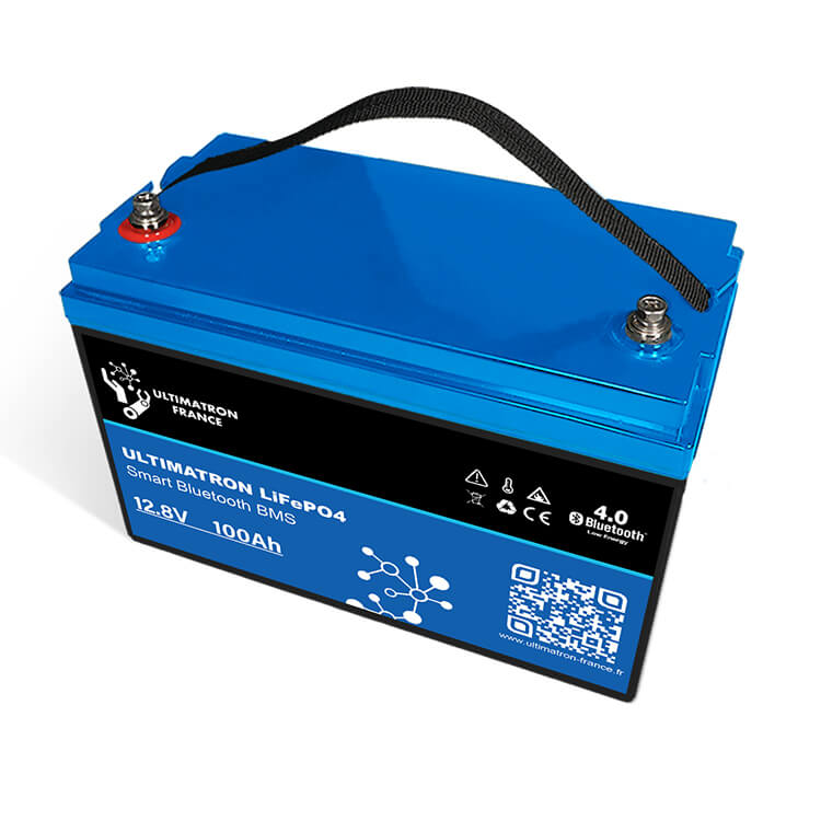 AlbCamper Shop - 100 Ah LiFePo4 Akku Batterie von Ultimatron mit Smart BMS